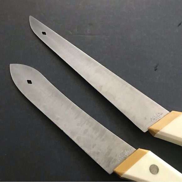 VTG  Imperial La Coutellerie Molybdenum Butcher Cutting Knives Duraplex Handle - Picture 9 of 16